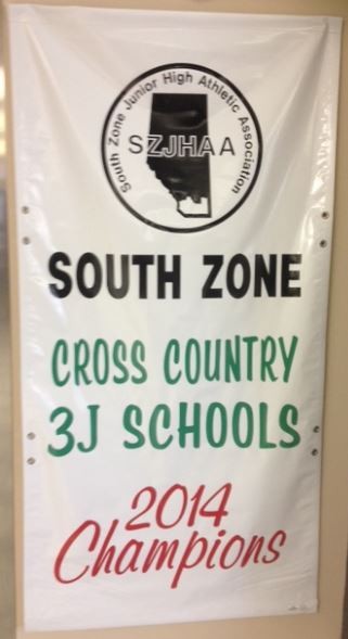 South Zone 3J X-country Banner